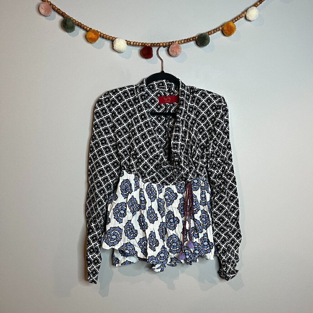 Tigerlily Cote Patchwork Wrap Jacket - image 2